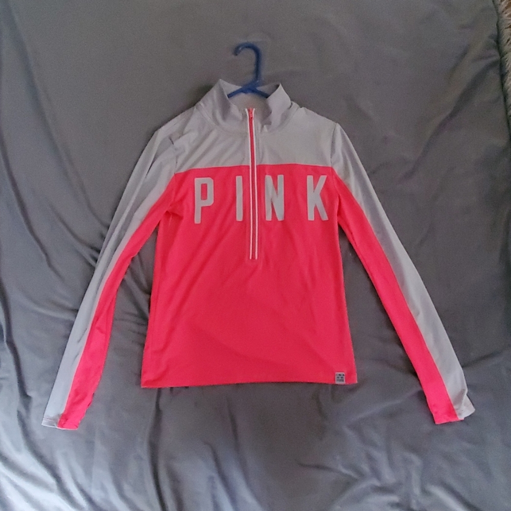 Victoria secrets pink active wear pull over